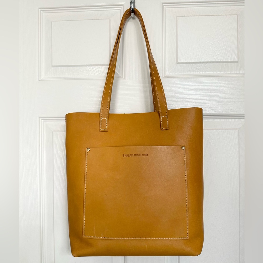 GUC - Portland Leather Goods Crossbody Tote in Sunflower